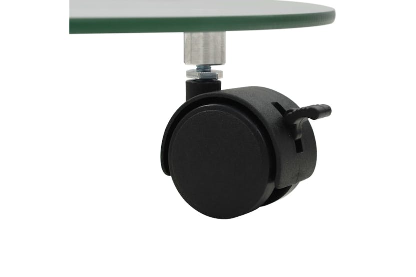 vidaXL 3144028 Plant Rollers 4 Pcs 28cm Tempered Glass Round vidaXL 3144028 Plant Rollers 4 Pcs 28cm Tempered Glass Round