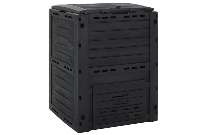 vidaXL 152202 Garden Composter Black 280 L Polypropylene vidaXL 152202 Garden Composter Black 280 L Polypropylene