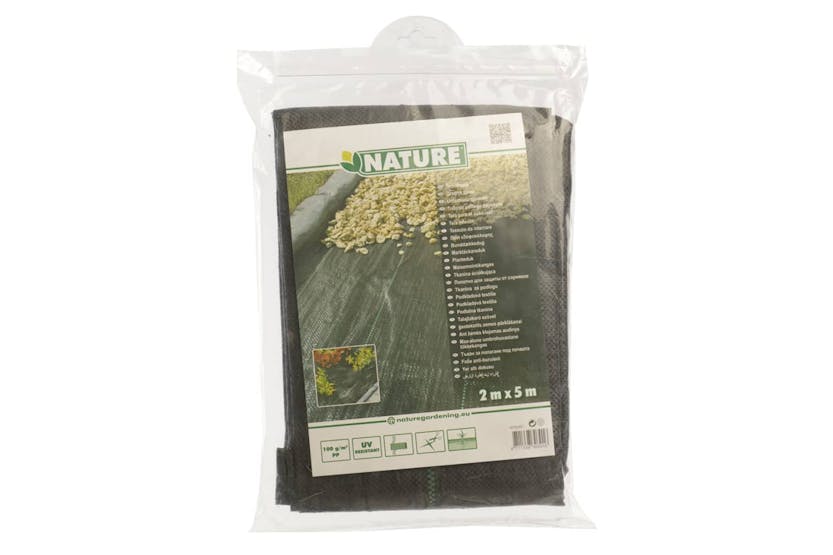 Nature 403702 Weed Control Ground Cover 2x5 M Black Nature 403702 Weed Control Ground Cover 2x5 M Black