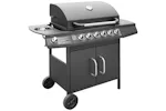 vidaXL 273792 Gas Barbecue Grill 6+1 Cooking Zone Black vidaXL 273792 Gas Barbecue Grill 6+1 Cooking Zone Black