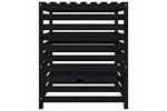 vidaXL 823819 Composter Black 82.5x82.5x99.5cm Solid Wood Pine vidaXL 823819 Composter Black 82.5x82.5x99.5cm Solid Wood Pine