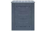 vidaXL 278919 Garden Composters 2 Pcs Grey 60x60x73cm 520 L vidaXL 278919 Garden Composters 2 Pcs Grey 60x60x73cm 520 L
