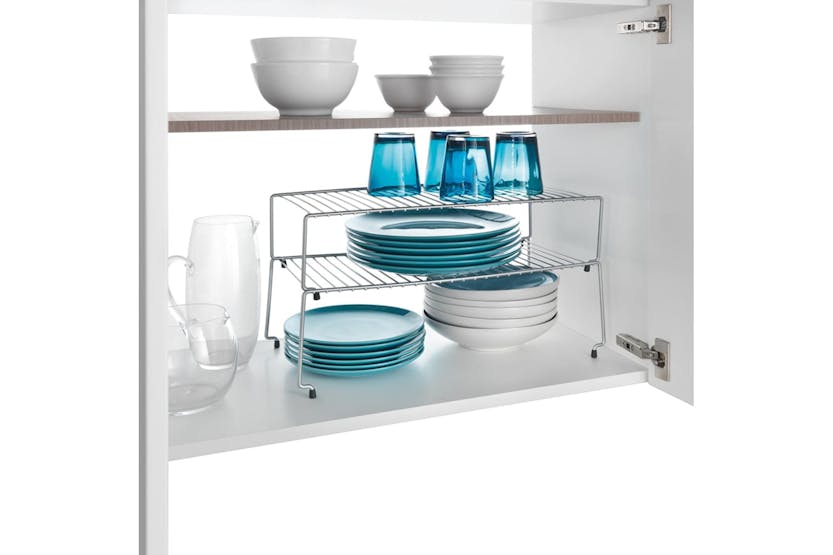 Metaltex 443437 Stackable Storage Rack Sky 2 Pcs Metaltex 443437 Stackable Storage Rack Sky 2 Pcs