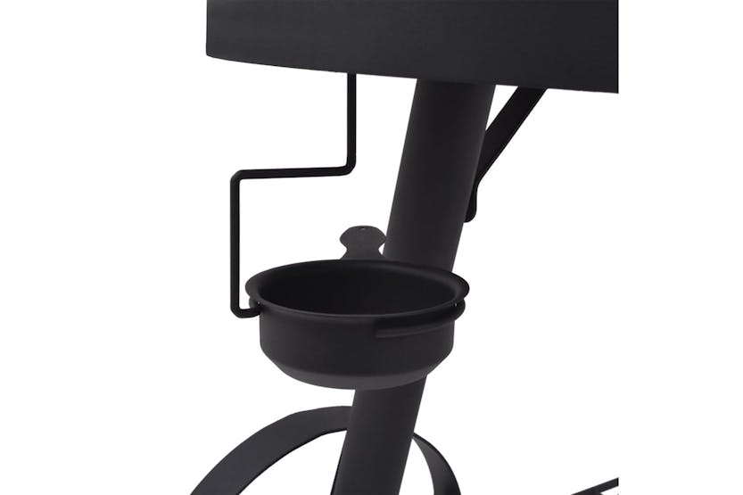 vidaXL 43155 Bbq Charcoal Smoker With Bottom Shelf Black Heavy Xxl vidaXL 43155 Bbq Charcoal Smoker With Bottom Shelf Black Heavy Xxl