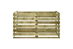 vidaXL 42955 Slatted Compost Bin Impregnated Pinewood 160x80x58cm vidaXL 42955 Slatted Compost Bin Impregnated Pinewood 160x80x58cm