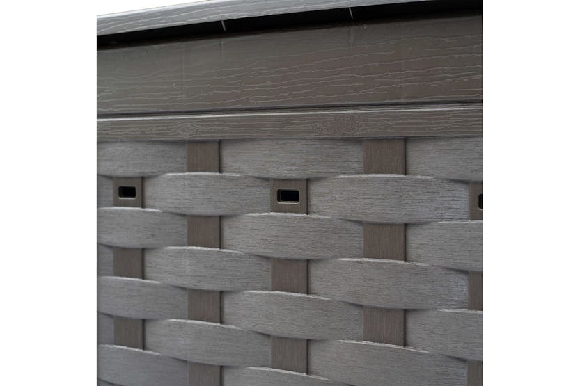 vidaXL 278917 Garden Composters 2 Pcs Brown 60x60x83cm 600 L Plastic Rattan vidaXL 278917 Garden Composters 2 Pcs Brown 60x60x83cm 600 L Plastic Rattan