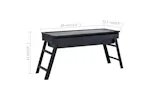 Vidaxl Portable Camping Bbq Grill 60x22.5x33 Cm Vidaxl Portable Camping Bbq Grill 60x22.5x33 Cm