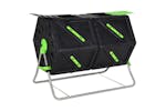 vidaXL 153611 Tumbling Composter Dual Chamber 88x60x74cm 210 L Polypropylene vidaXL 153611 Tumbling Composter Dual Chamber 88x60x74cm 210 L Polypropylene
