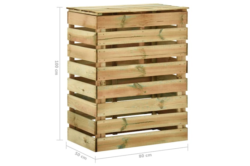 vidaXL 3078138 Slatted Garden Composter 4pcs 80x50x100cm Impregnated Pinewood vidaXL 3078138 Slatted Garden Composter 4pcs 80x50x100cm Impregnated Pinewood