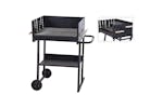 Progarden 436258 Charcoal Barbecue Rectangle Black Progarden 436258 Charcoal Barbecue Rectangle Black