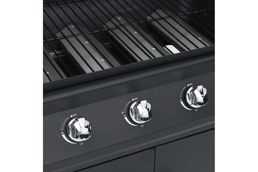 vidaXL 310105 Gas Barbecue Grill 4+1 Cooking Zone Black Steel vidaXL 310105 Gas Barbecue Grill 4+1 Cooking Zone Black Steel