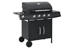 vidaXL 310105 Gas Barbecue Grill 4+1 Cooking Zone Black Steel vidaXL 310105 Gas Barbecue Grill 4+1 Cooking Zone Black Steel