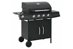 vidaXL 310105 Gas Barbecue Grill 4+1 Cooking Zone Black Steel vidaXL 310105 Gas Barbecue Grill 4+1 Cooking Zone Black Steel