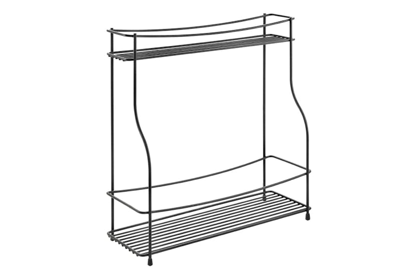 Metaltex 443458 2-tier Spice Rack Basalmico Black Metaltex 443458 2-tier Spice Rack Basalmico Black