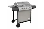 vidaXL 3053630 Gas Bbq Grill With 6 Burners Black And Silver vidaXL 3053630 Gas Bbq Grill With 6 Burners Black And Silver