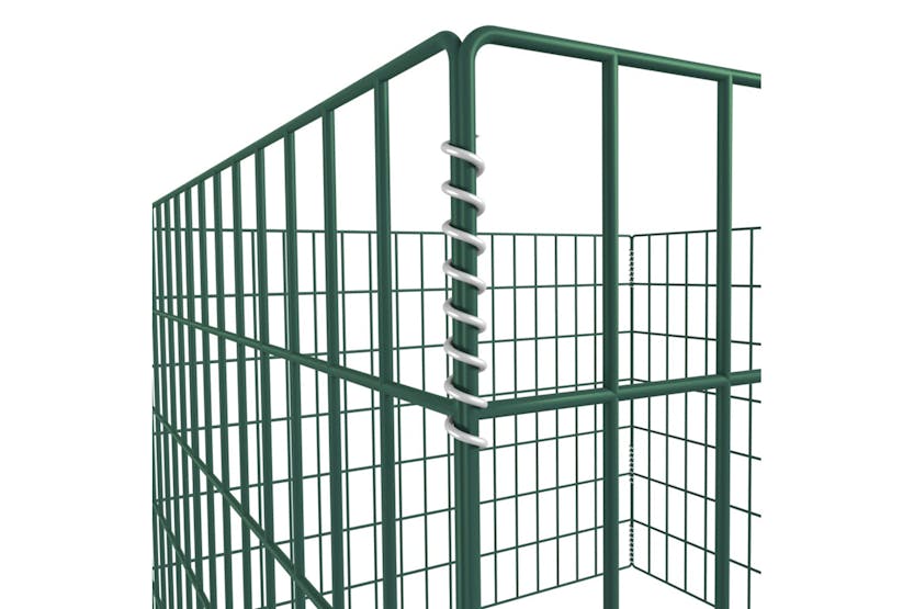 vidaXL 141206 Square Mesh Garden Composter 100 X 100 X 70cm vidaXL 141206 Square Mesh Garden Composter 100 X 100 X 70cm