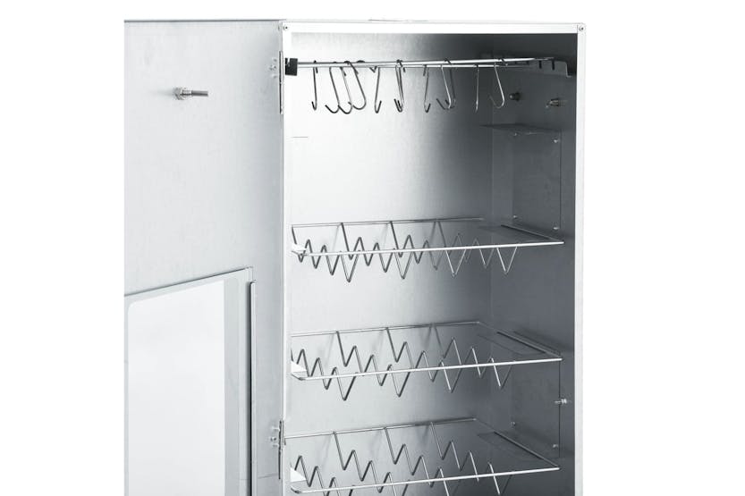 vidaXL 46529 Bbq Oven Smoker With 1kg Wood Chips 44.5x29x124cm vidaXL 46529 Bbq Oven Smoker With 1kg Wood Chips 44.5x29x124cm