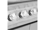 vidaXL 273790 Gas Barbecue Grill 4+1 Cooking Zone Black And Silver vidaXL 273790 Gas Barbecue Grill 4+1 Cooking Zone Black And Silver