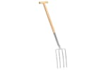 vidaXL 146145 Garden Digger Fork T Grip Stainless Steel And Ashwood vidaXL 146145 Garden Digger Fork T Grip Stainless Steel And Ashwood