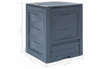 vidaXL 278919 Garden Composters 2 Pcs Grey 60x60x73cm 520 L vidaXL 278919 Garden Composters 2 Pcs Grey 60x60x73cm 520 L