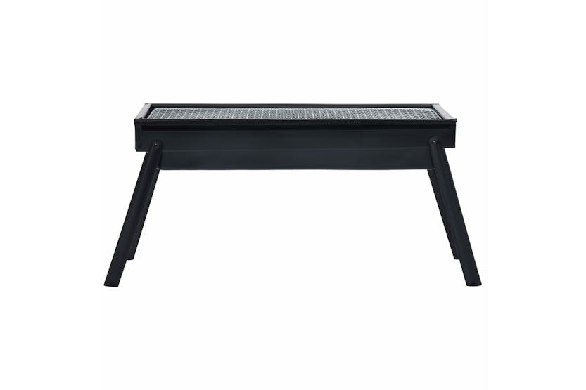 vidaXL 43156 Bbq Charcoal Smoker With Bottom Shelf Black Heavy Xxxl vidaXL 43156 Bbq Charcoal Smoker With Bottom Shelf Black Heavy Xxxl