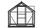 vidaXL 3082333 Glass Greenhouse Anthracite 155x103x191cm Aluminium vidaXL 3082333 Glass Greenhouse Anthracite 155x103x191cm Aluminium