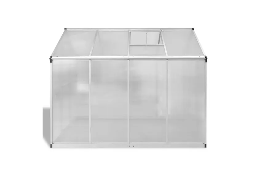 Vidaxl Reinforced Aluminium Greenhouse With Base Frame 4.6 M² Vidaxl Reinforced Aluminium Greenhouse With Base Frame 4.6 M²