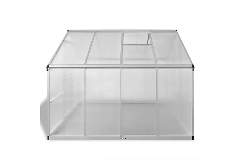 Vidaxl Reinforced Aluminium Greenhouse With Base Frame 6.05 M² Vidaxl Reinforced Aluminium Greenhouse With Base Frame 6.05 M²