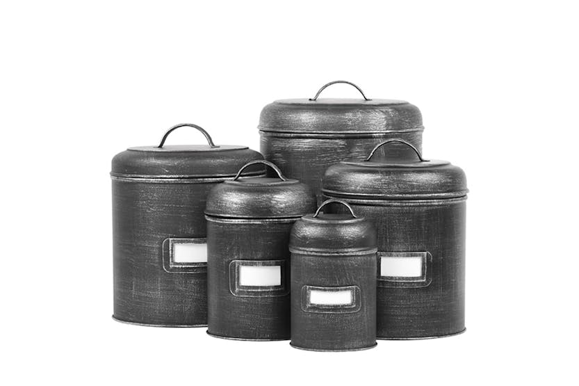 Label51 436676 Canister 18x18x24 Cm L Antique Black Label51 436676 Canister 18x18x24 Cm L Antique Black