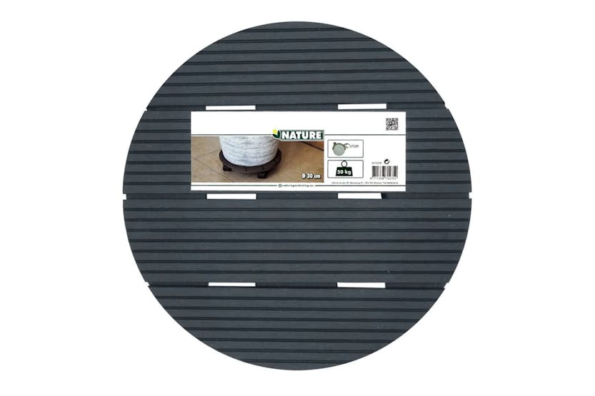 Nature 446401 Plant Trolley Round Ã30 Cm Anthracite Wood Nature 446401 Plant Trolley Round Ã30 Cm Anthracite Wood