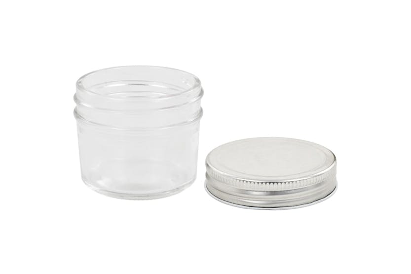 vidaXL 50794 Glass Jam Jars With Silver Lids 96 Pcs 110 Ml vidaXL 50794 Glass Jam Jars With Silver Lids 96 Pcs 110 Ml