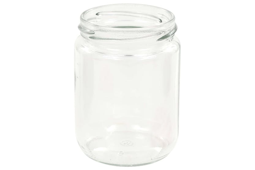 vidaXL 50799 Glass Jam Jars With White And Red Lid 96 Pcs 230 Ml vidaXL 50799 Glass Jam Jars With White And Red Lid 96 Pcs 230 Ml