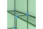 vidaXL 48167 Greenhouse With Shelves Steel 143x143x195cm vidaXL 48167 Greenhouse With Shelves Steel 143x143x195cm