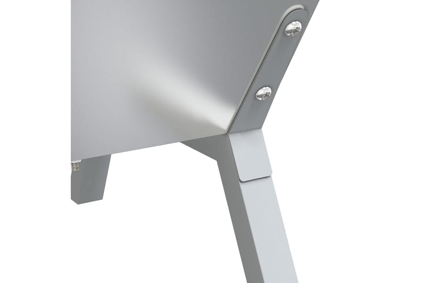 vidaXL 319969 Bbq Tray Silver 118x42x30.5cm Stainless Steel vidaXL 319969 Bbq Tray Silver 118x42x30.5cm Stainless Steel