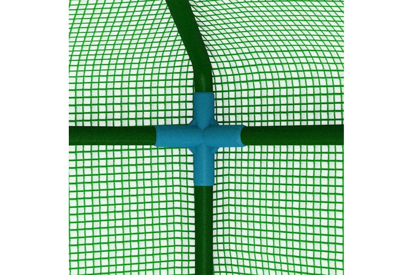 vidaXL 48167 Greenhouse With Shelves Steel 143x143x195cm vidaXL 48167 Greenhouse With Shelves Steel 143x143x195cm