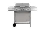 vidaXL 3053632 Gas Bbq Grill With 6 Burners Silver vidaXL 3053632 Gas Bbq Grill With 6 Burners Silver