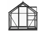 vidaXL 3082333 Glass Greenhouse Anthracite 155x103x191cm Aluminium vidaXL 3082333 Glass Greenhouse Anthracite 155x103x191cm Aluminium