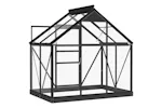 vidaXL 3082333 Glass Greenhouse Anthracite 155x103x191cm Aluminium vidaXL 3082333 Glass Greenhouse Anthracite 155x103x191cm Aluminium