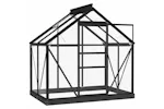 vidaXL 3082333 Glass Greenhouse Anthracite 155x103x191cm Aluminium vidaXL 3082333 Glass Greenhouse Anthracite 155x103x191cm Aluminium