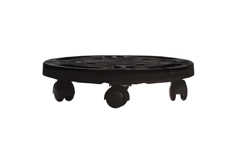 Vidaxl Plant Trolley With Wheels Diameter 30 Cm Black 170 Kg Vidaxl Plant Trolley With Wheels Diameter 30 Cm Black 170 Kg