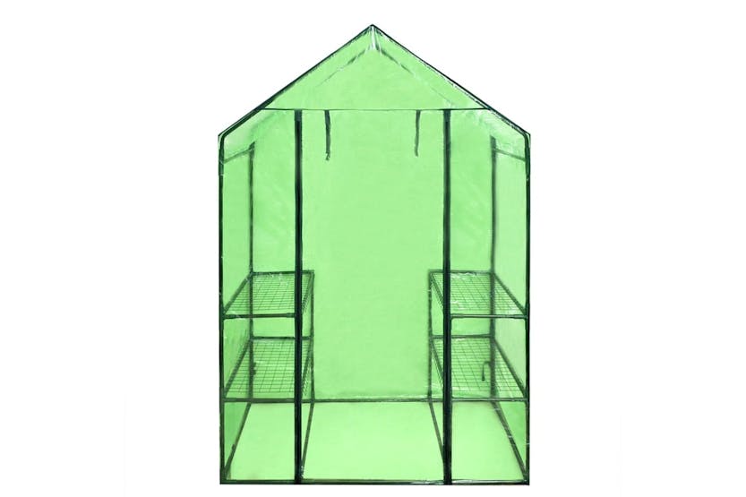 vidaXL 41545 Walk-in Greenhouse With 4 Shelves vidaXL 41545 Walk-in Greenhouse With 4 Shelves