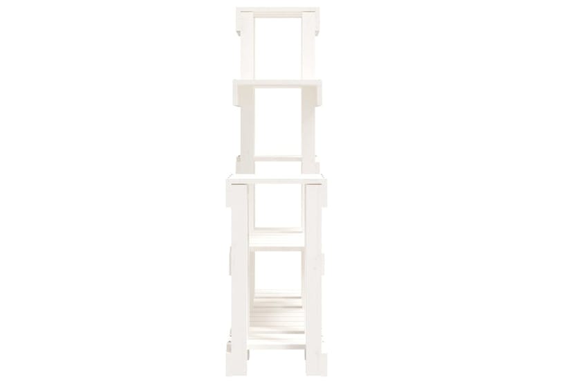 vidaXL 822103 Plant Stand White 92x25x97cm Solid Wood Pine vidaXL 822103 Plant Stand White 92x25x97cm Solid Wood Pine