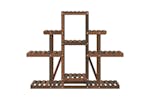 vidaXL 362849 Flower Stand 110x25x96cm Solid Wood Fir vidaXL 362849 Flower Stand 110x25x96cm Solid Wood Fir