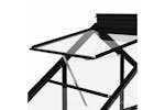 vidaXL 3082335 Glass Greenhouse Anthracite 155x298x191cm Aluminium vidaXL 3082335 Glass Greenhouse Anthracite 155x298x191cm Aluminium