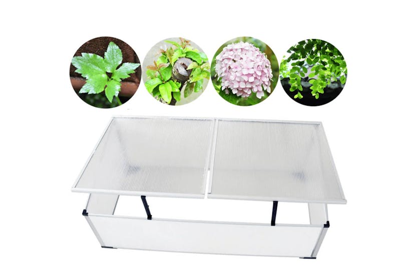 vidaXL 40213 Cold Frame 2 Lids 110x55x41cm vidaXL 40213 Cold Frame 2 Lids 110x55x41cm