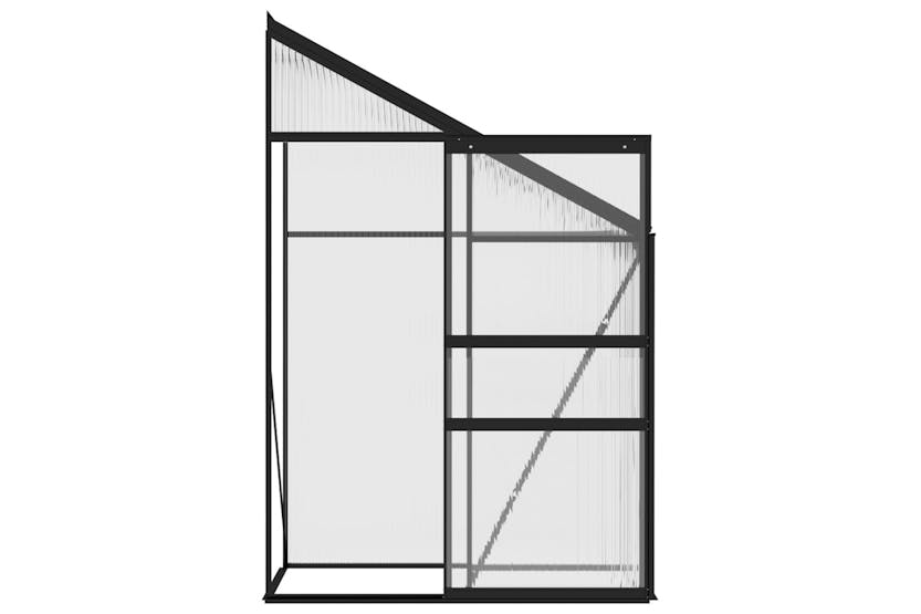vidaXL 312043 Greenhouse Anthracite Aluminium 1.38 Mâ³ vidaXL 312043 Greenhouse Anthracite Aluminium 1.38 Mâ³