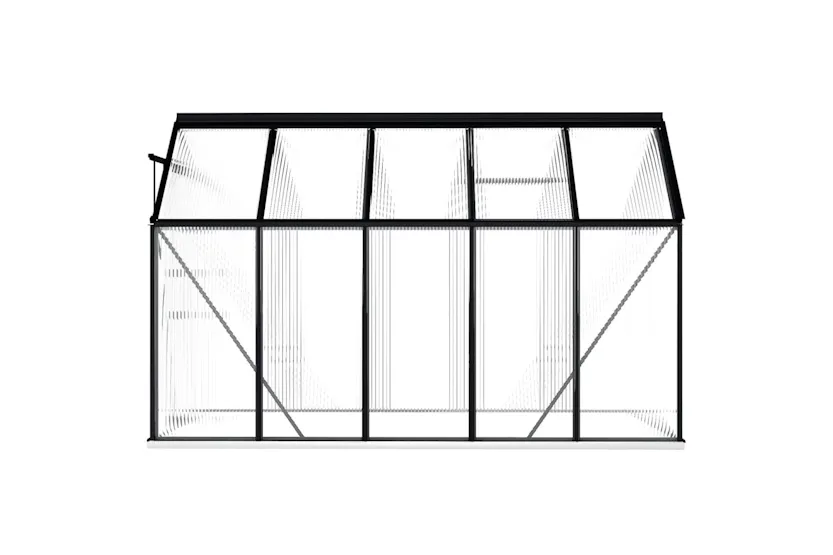 vidaXL 48217 Greenhouse With Base Frame Anthracite Aluminium 5.89 m² vidaXL 48217 Greenhouse With Base Frame Anthracite Aluminium 5.89 m²
