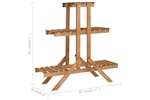 vidaXL 47234 Plant Stand 83x25x83cm Firwood vidaXL 47234 Plant Stand 83x25x83cm Firwood