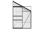 vidaXL 312047 Greenhouse Anthracite Aluminium 7.44 Mâ³ vidaXL 312047 Greenhouse Anthracite Aluminium 7.44 Mâ³