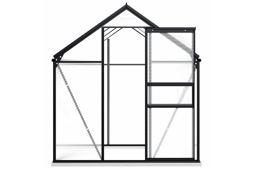 vidaXL 48215 Greenhouse With Base Frame Anthracite Aluminium 3.61 m² vidaXL 48215 Greenhouse With Base Frame Anthracite Aluminium 3.61 m²